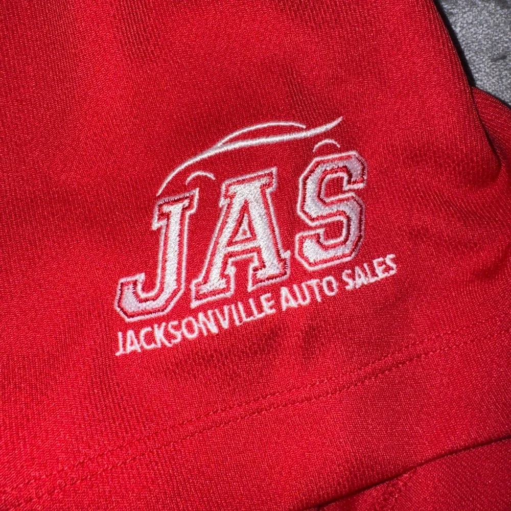 Nike Golf Dri-FIT Polo Shirt Mens XL Red Short Sleeve Embroidered Swoosh Logo